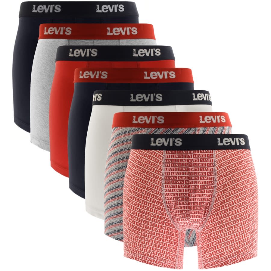 Alternative Image for ProductLevis Underwear 7 Pack Boxer Shorts Navy1